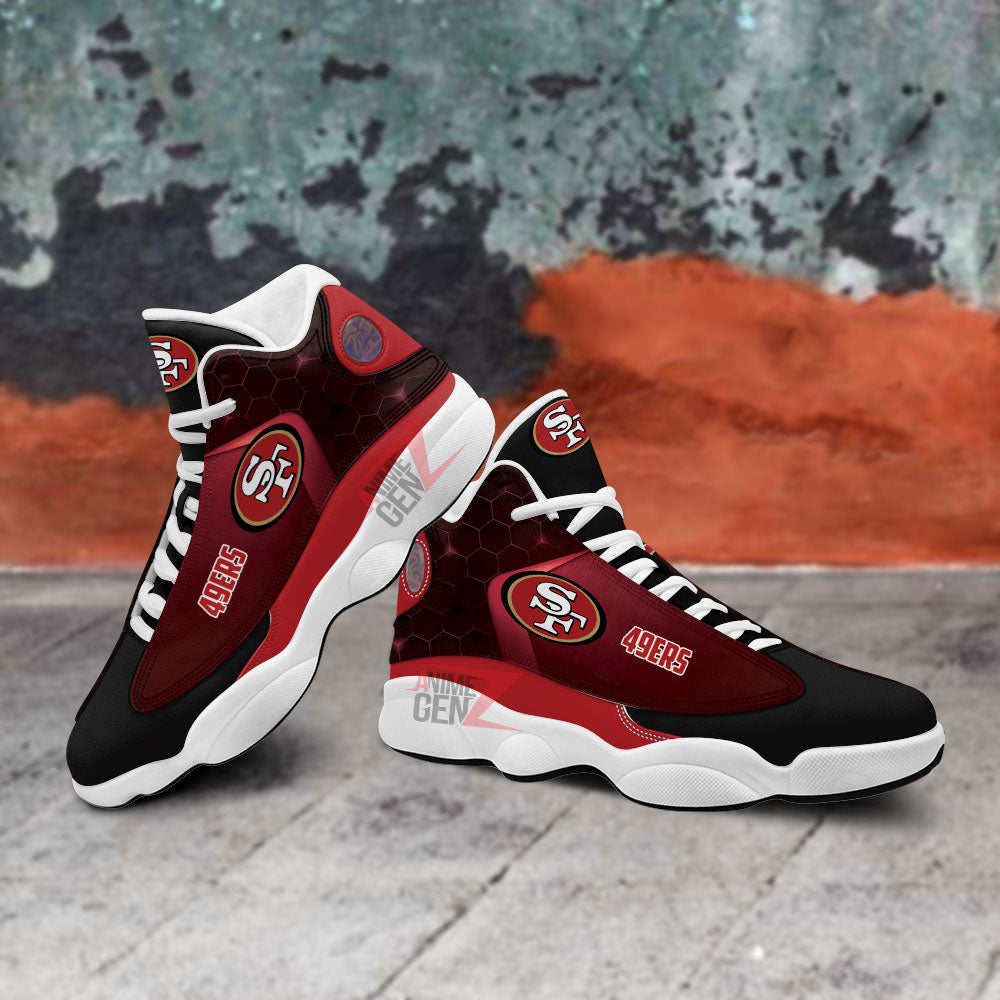 San Francisco 49ers Air Jordan 13 Sneakers NFL Custom Sport Shoes