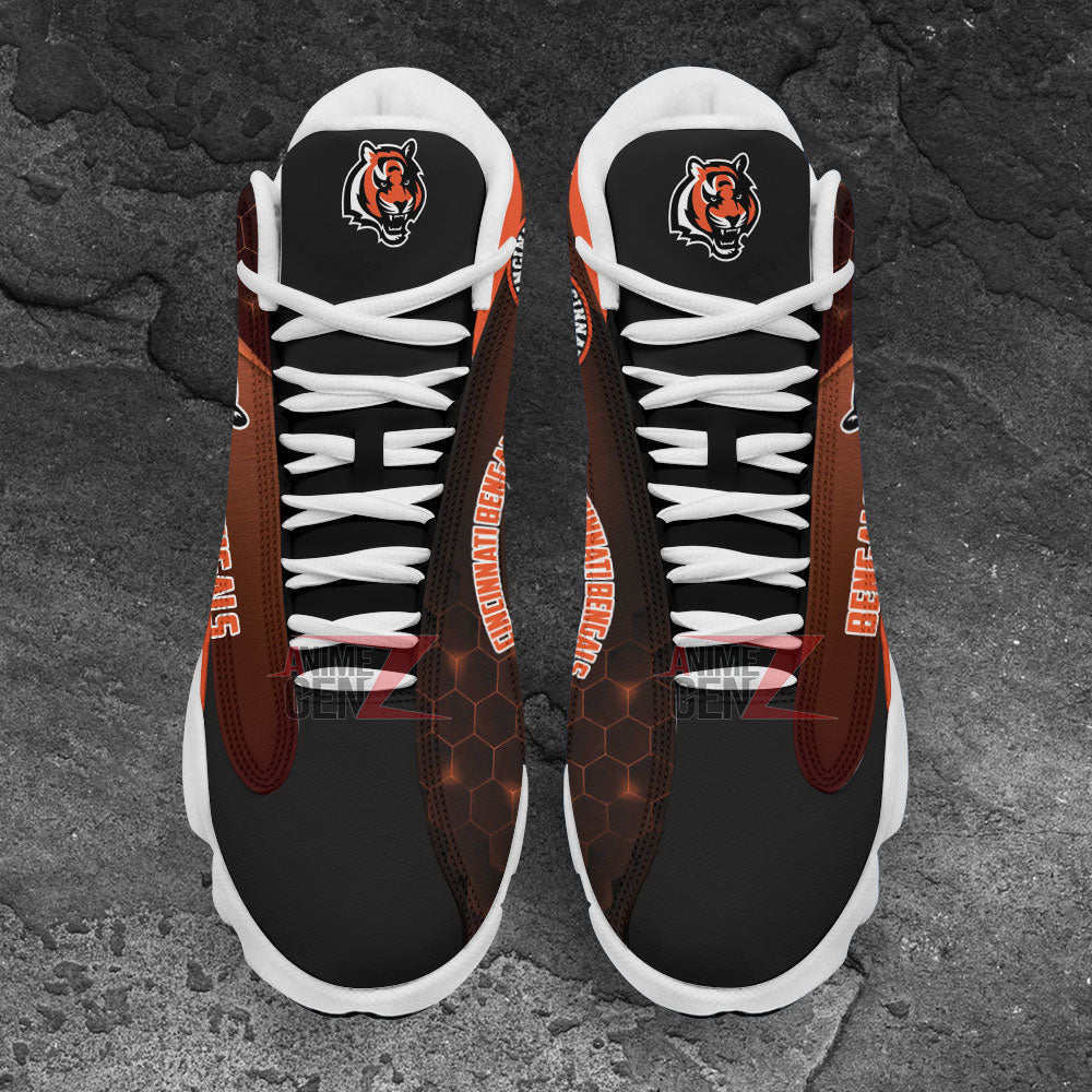 Cincinnati Bengals Air Jordan 13 Sneakers NFL Custom Sport Shoes