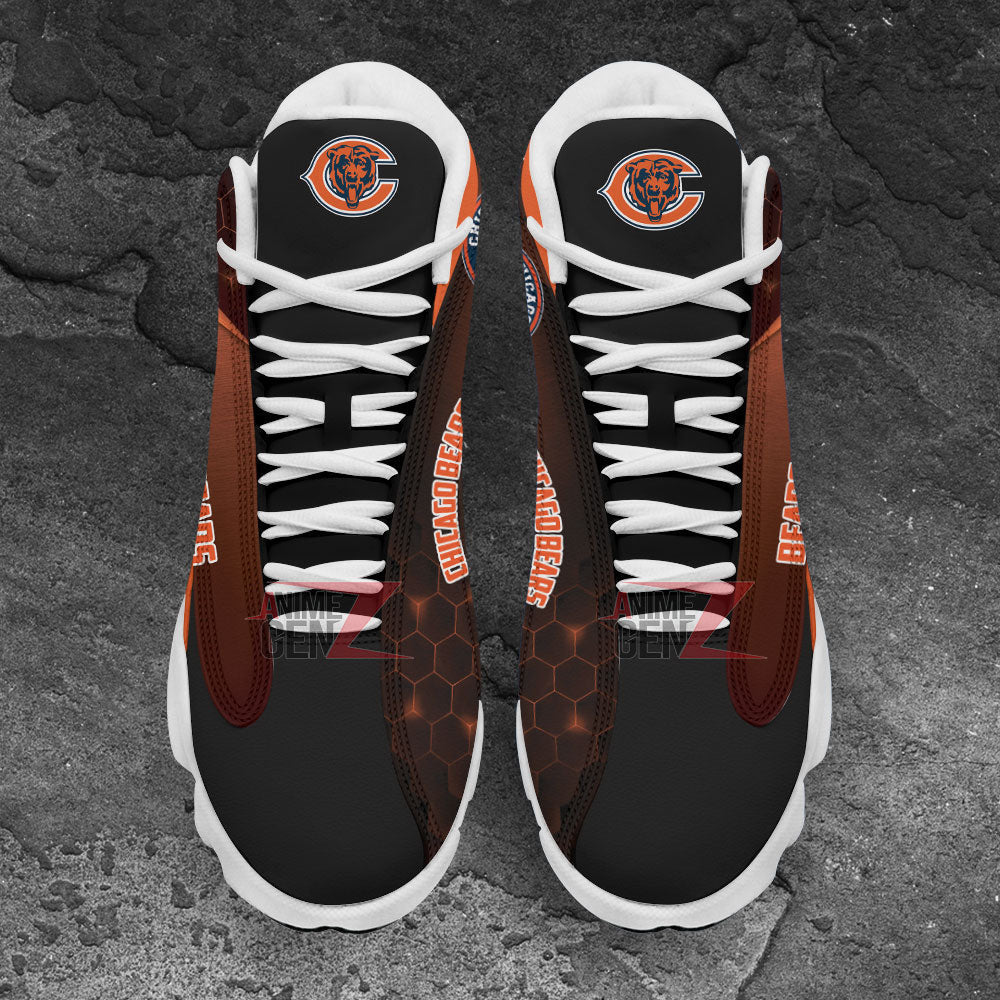 Chicago Bears Air Jordan 13 Sneakers NFL Custom Sport Shoes