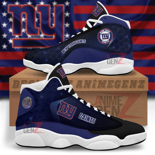 New York Gaints Air Jordan 13 Sneakers NFL Custom Sport Shoes