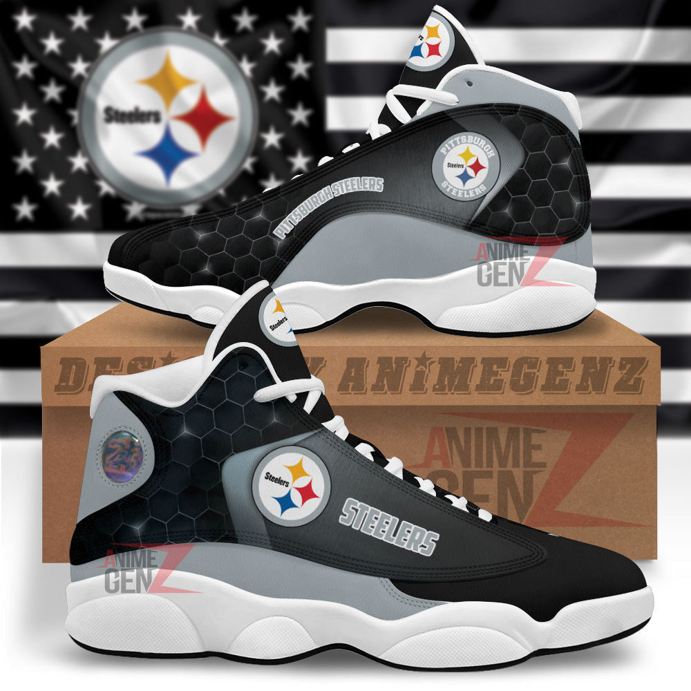 Pittsburgh Steelers Air Jordan 13 Sneakers NFL Custom Sport Shoes
