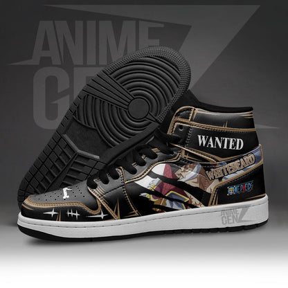 One Piece Edward Newgate Whitebeard JD Sneakers Custom Anime Shoes