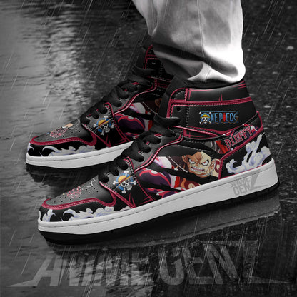 One Piece Monkey D.Luffy JD Sneakers Custom Anime Shoes