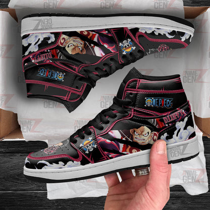 One Piece Monkey D.Luffy JD Sneakers Custom Anime Shoes