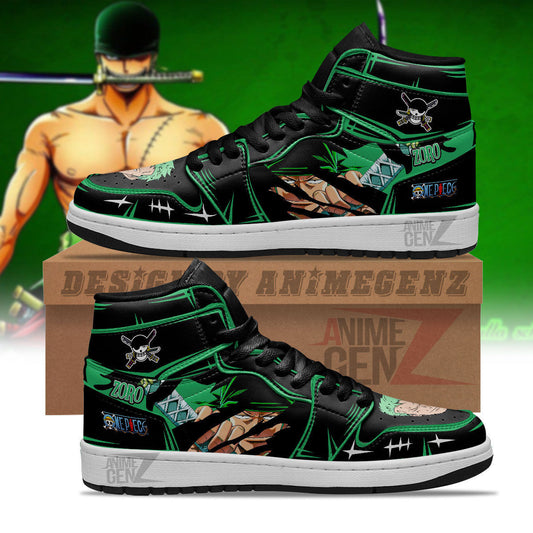 One Piece Roronoa Zoro JD Sneakers Custom Anime Shoes