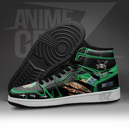 One Piece Roronoa Zoro JD Sneakers Custom Anime Shoes