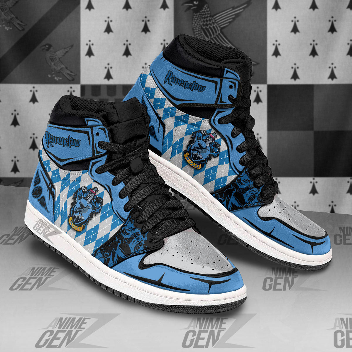 Harry Potter Ravenclaw JD Sneakers Custom Anime Shoes