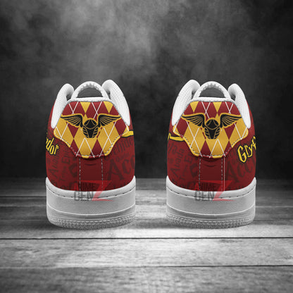 Harry Potter Gryffindor Air Force Sneakers Custom Anime Shoes