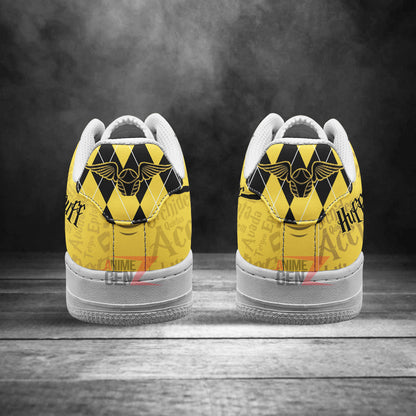Harry Potter Hufflepuff Air Force Sneakers Custom Anime Shoes