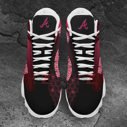 Atlanta Braves Air Jordan 13 Sneakers MLB Custom Sports Shoes