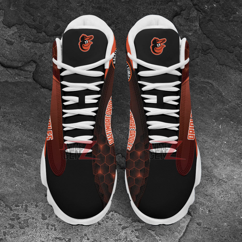 Baltimore Orioles Air Jordan 13 Sneakers MLB Custom Sports Shoes