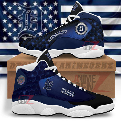 Detroit Tigers Air Jordan 13 Sneakers MLB Custom Sports Shoes