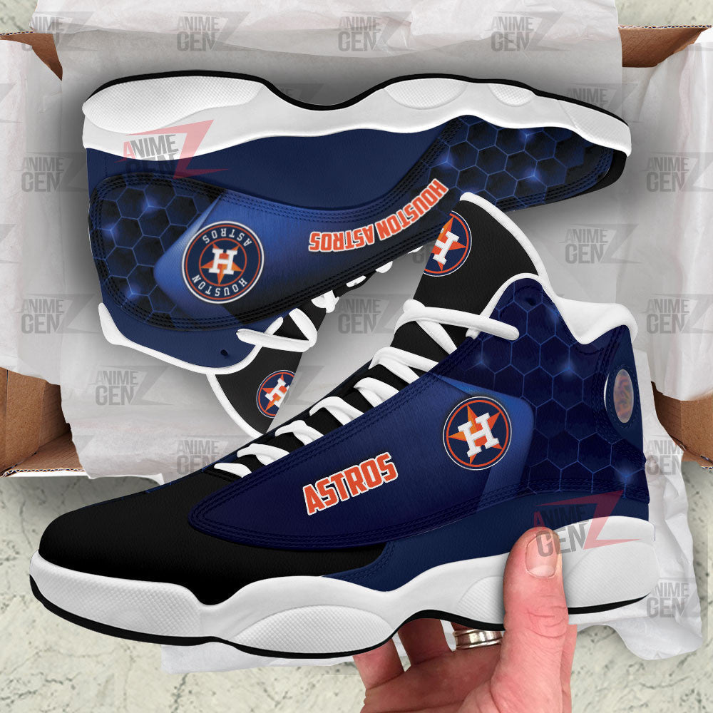 Houston Astros Air Jordan 13 Sneakers MLB Custom Sports Shoes