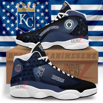 Kansas City Royals Air Jordan 13 Sneakers MLB Custom Sports Shoes