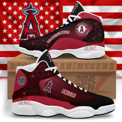 Los Angeles Angels Air Jordan 13 Sneakers MLB Custom Sports Shoes
