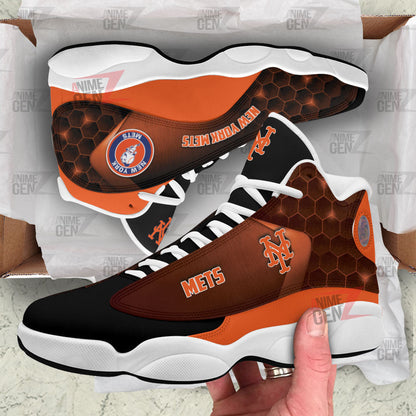 New York Mets Air Jordan 13 Sneakers MLB Custom Sports Shoes