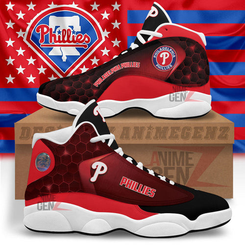 Philadelphia Phillies Air Jordan 13 Sneakers MLB Custom Sports Shoes