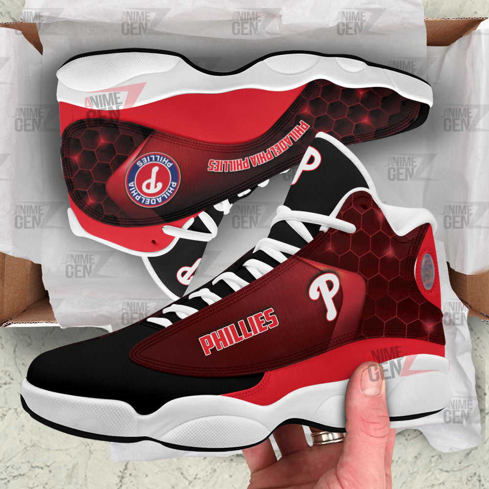 Philadelphia Phillies Air Jordan 13 Sneakers MLB Custom Sports Shoes