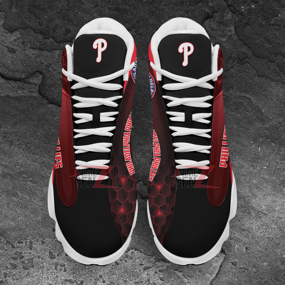 Philadelphia Phillies Air Jordan 13 Sneakers MLB Custom Sports Shoes