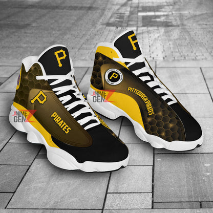 Pittsburgh Pirates Air Jordan 13 Sneakers MLB Custom Sports Shoes
