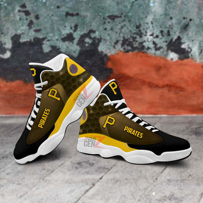Pittsburgh Pirates Air Jordan 13 Sneakers MLB Custom Sports Shoes