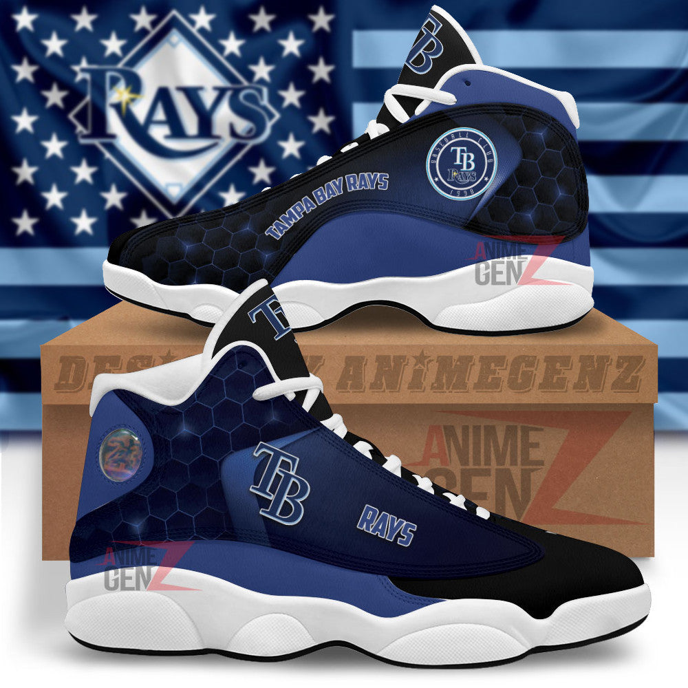 Tampa Bay Rays Air Jordan 13 Sneakers MLB Custom Sports Shoes