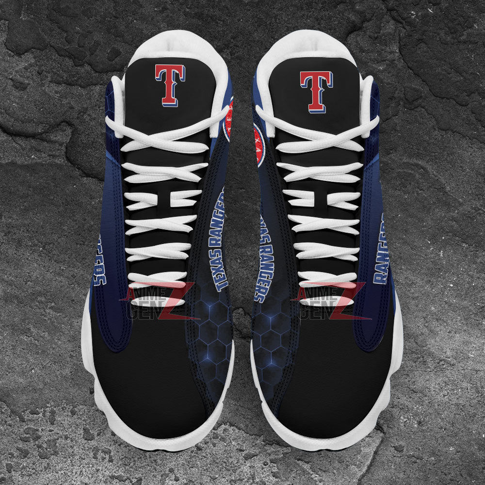 Texas Rangers Air Jordan 13 Sneakers MLB Custom Sports Shoes