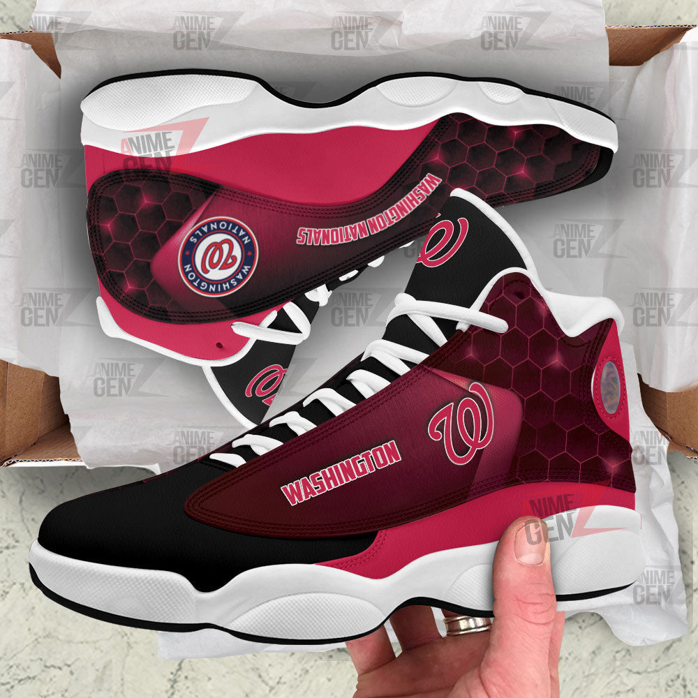 Washington Nationals Air Jordan 13 Sneakers MLB Custom Sports Shoes