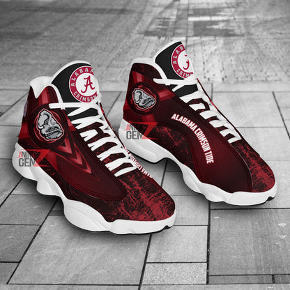 Alabama Crimson Tide Air Jordan Sneakers 13 NFL Custom Sport Shoes
