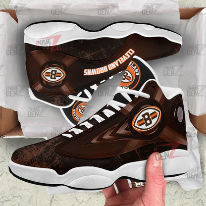 Cleveland Browns Air Jordan Sneakers 13 NFL Custom Sport Shoes