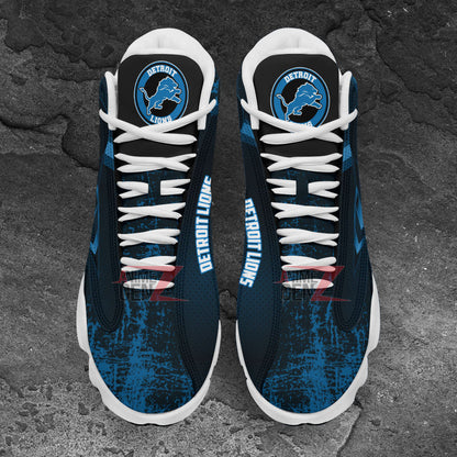 Detroit Lions Air Jordan Sneakers 13 NFL Custom Sport Shoes