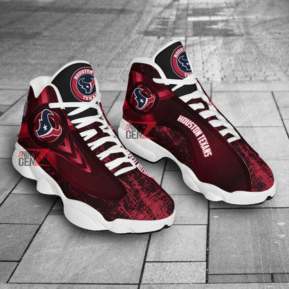 Houston Texans Air Jordan Sneakers 13 NFL Custom Sport Shoes