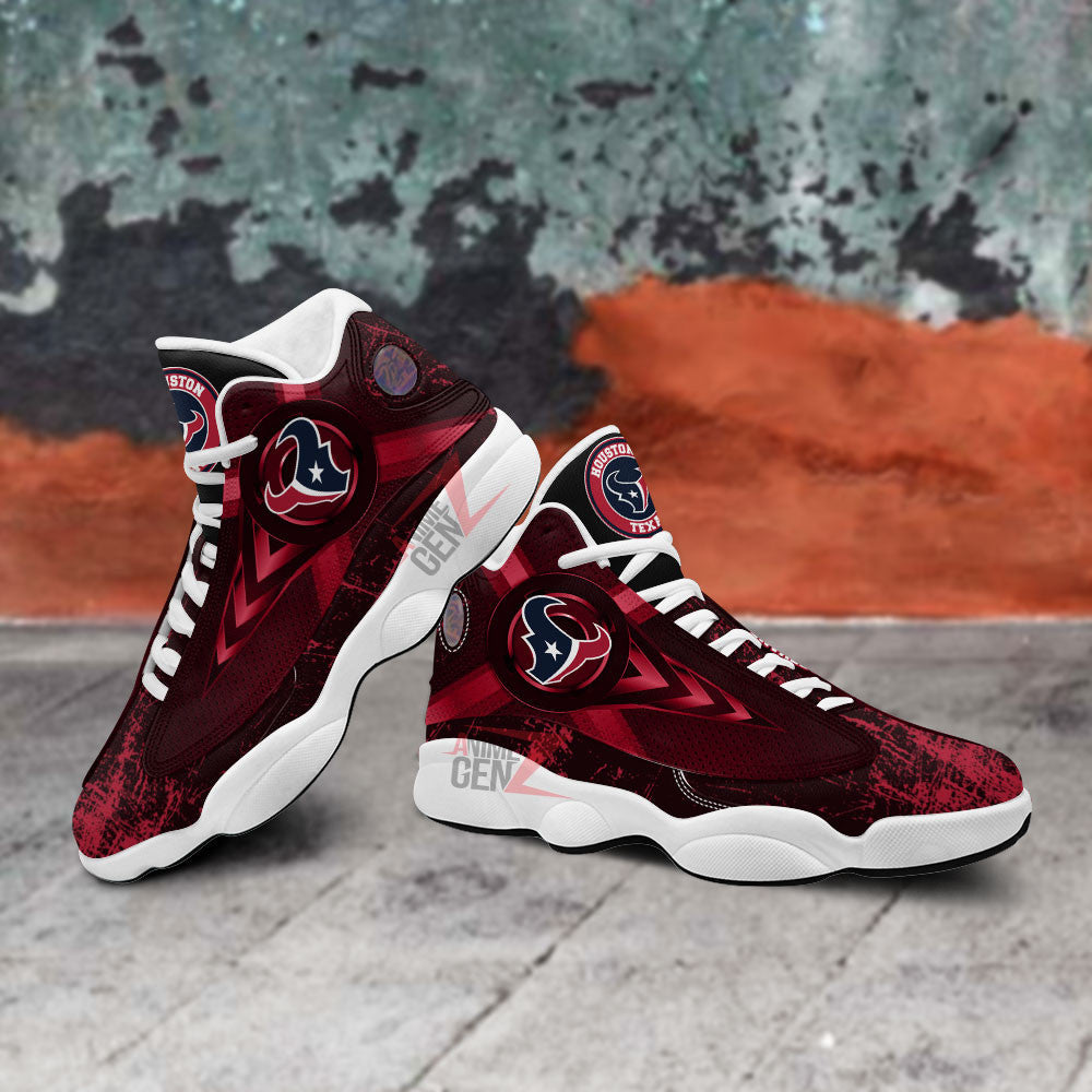 Houston Texans Air Jordan Sneakers 13 NFL Custom Sport Shoes