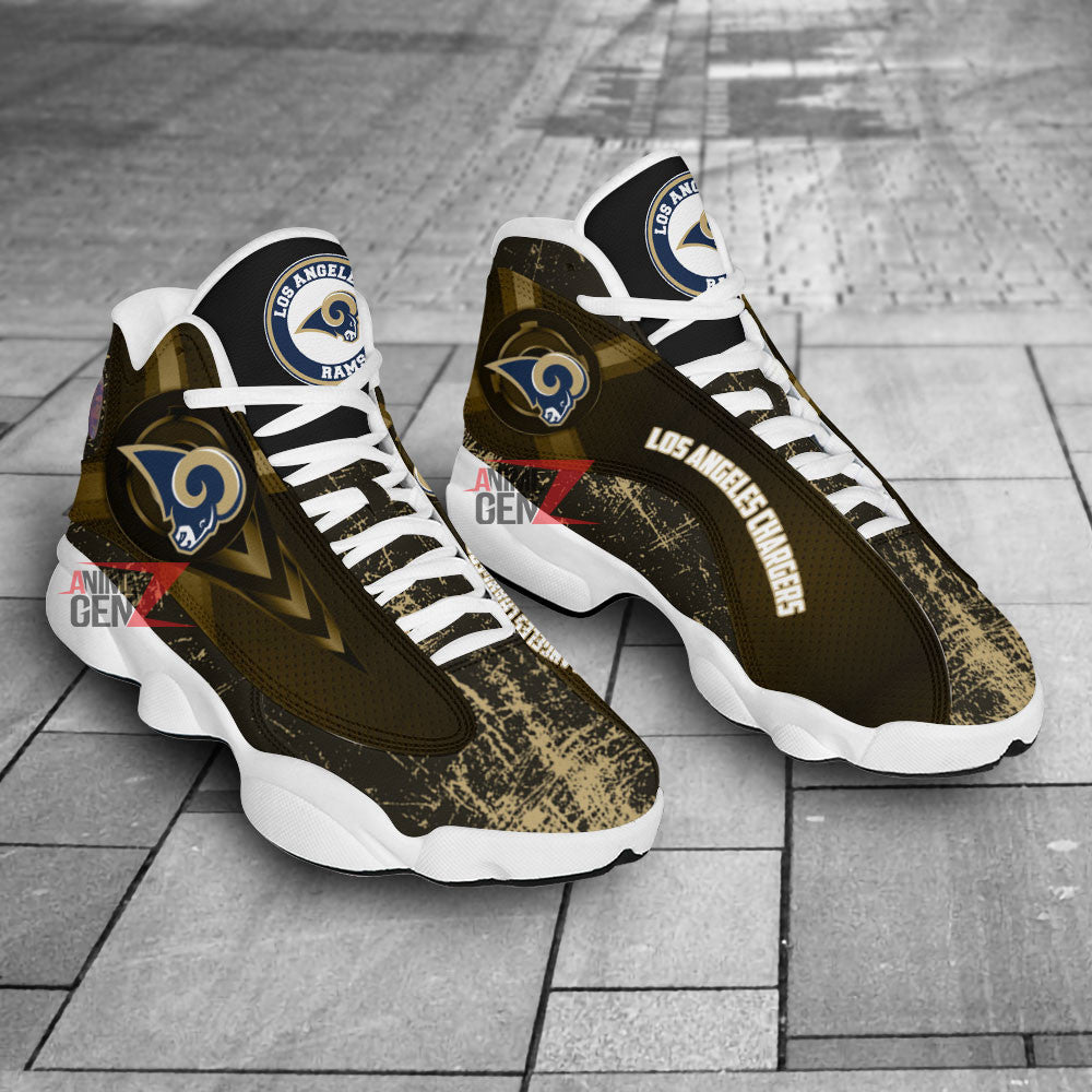 Los Angeles Rams Air Jordan Sneakers 13 NFL Custom Sport Shoes