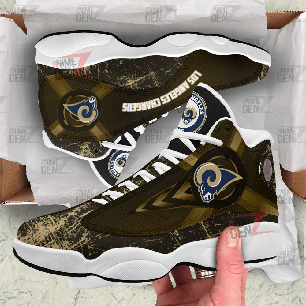 Los Angeles Rams Air Jordan Sneakers 13 NFL Custom Sport Shoes