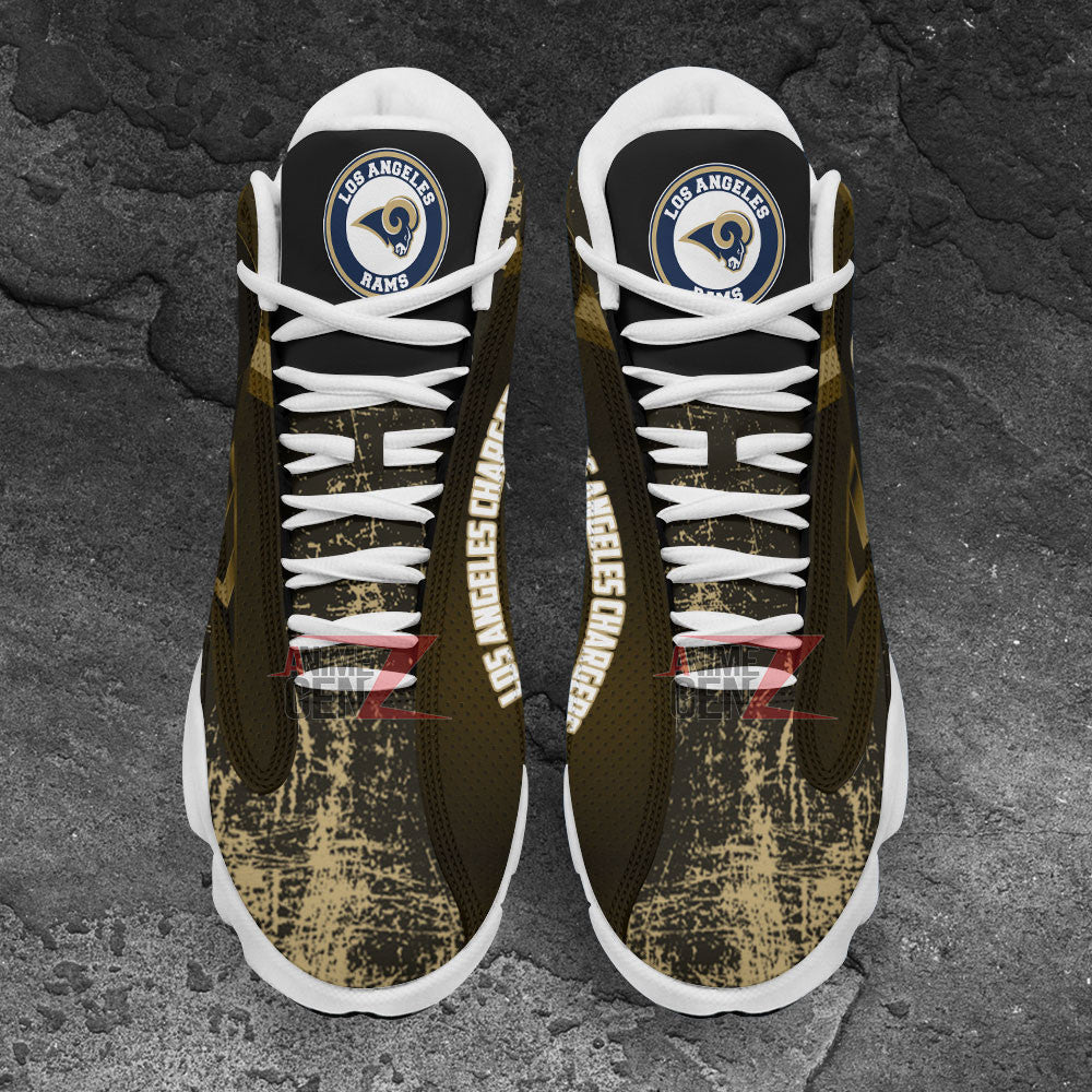 Los Angeles Rams Air Jordan Sneakers 13 NFL Custom Sport Shoes
