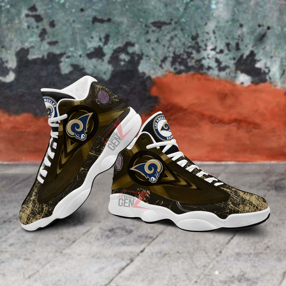 Los Angeles Rams Air Jordan Sneakers 13 NFL Custom Sport Shoes