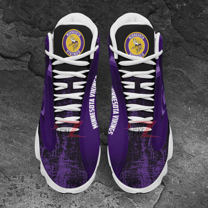 Minnesota Vikings Air Jordan Sneakers 13 NFL Custom Sport Shoes