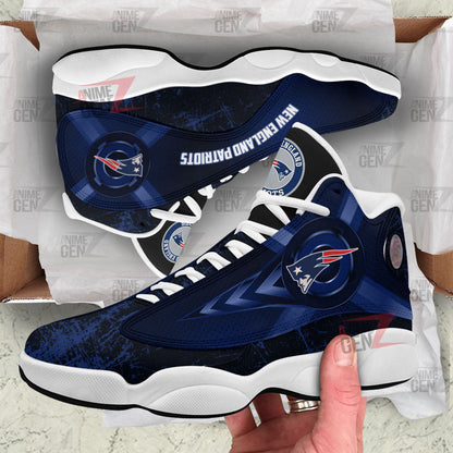 New England Patriots Air Jordan Sneakers 13 NFL Custom Sport Shoes