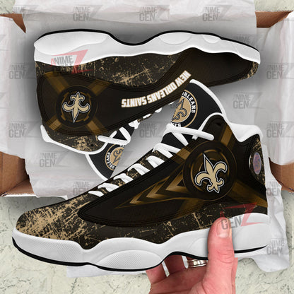 New Orleans Saints Air Jordan Sneakers 13 NFL Custom Sport Shoes