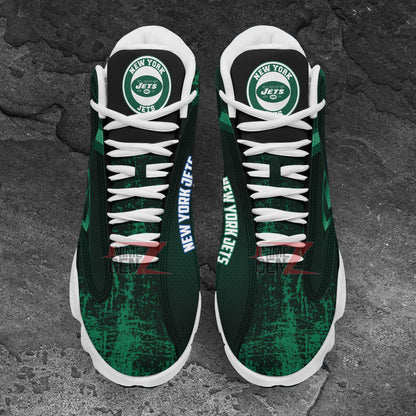 New York Jets Air Jordan Sneakers 13 NFL Custom Sport Shoes
