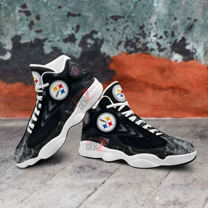 Pittsburgh Steelers Air Jordan Sneakers 13 NFL Custom Sport Shoes