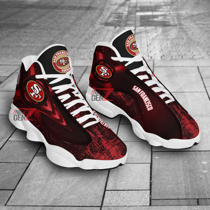 San Francisco Air Jordan Sneakers 13 NFL Custom Sport Shoes