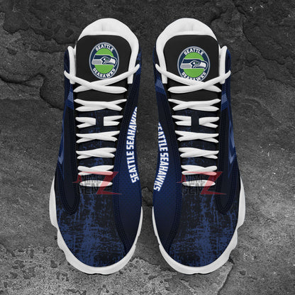 Seattle Seahawks Air Jordan Sneakers 13 NFL Custom Sport Shoes