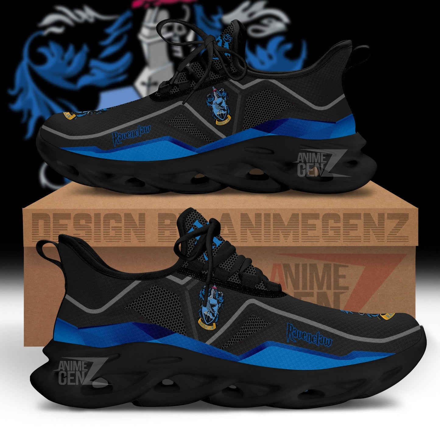 Harry Potter Ravenclaw Clunky Sneakers Custom Movie Shoes