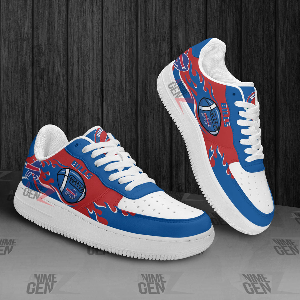Buffalo Bills Air Sneakers NFL Custom Sports Shoes