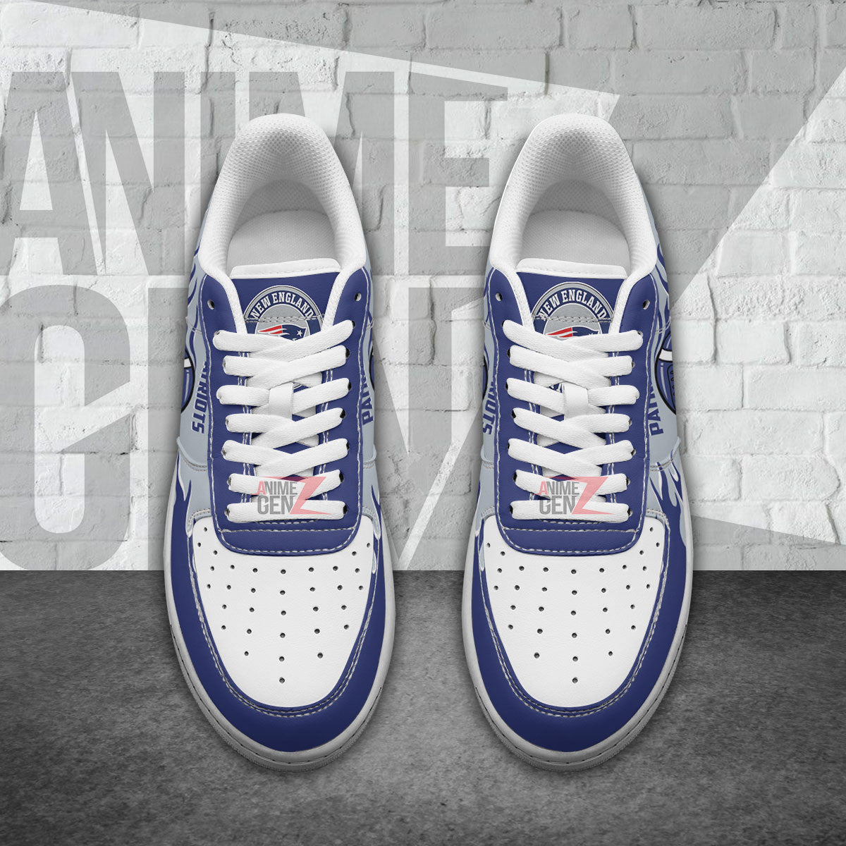 New England Patriots Air Sneakers NFL Custom Sports Shoes
