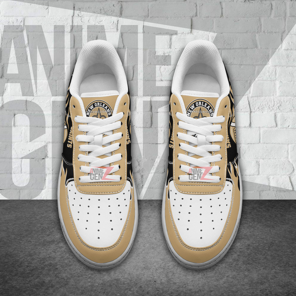 New Orleans Saints Air Sneakers NFL Custom Sports Shoes
