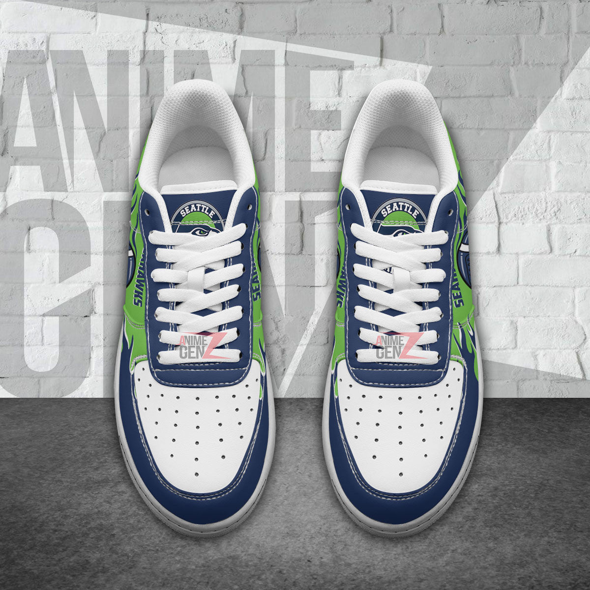 Seattle Seahawks Air Sneakers NFL Custom Sports Shoes