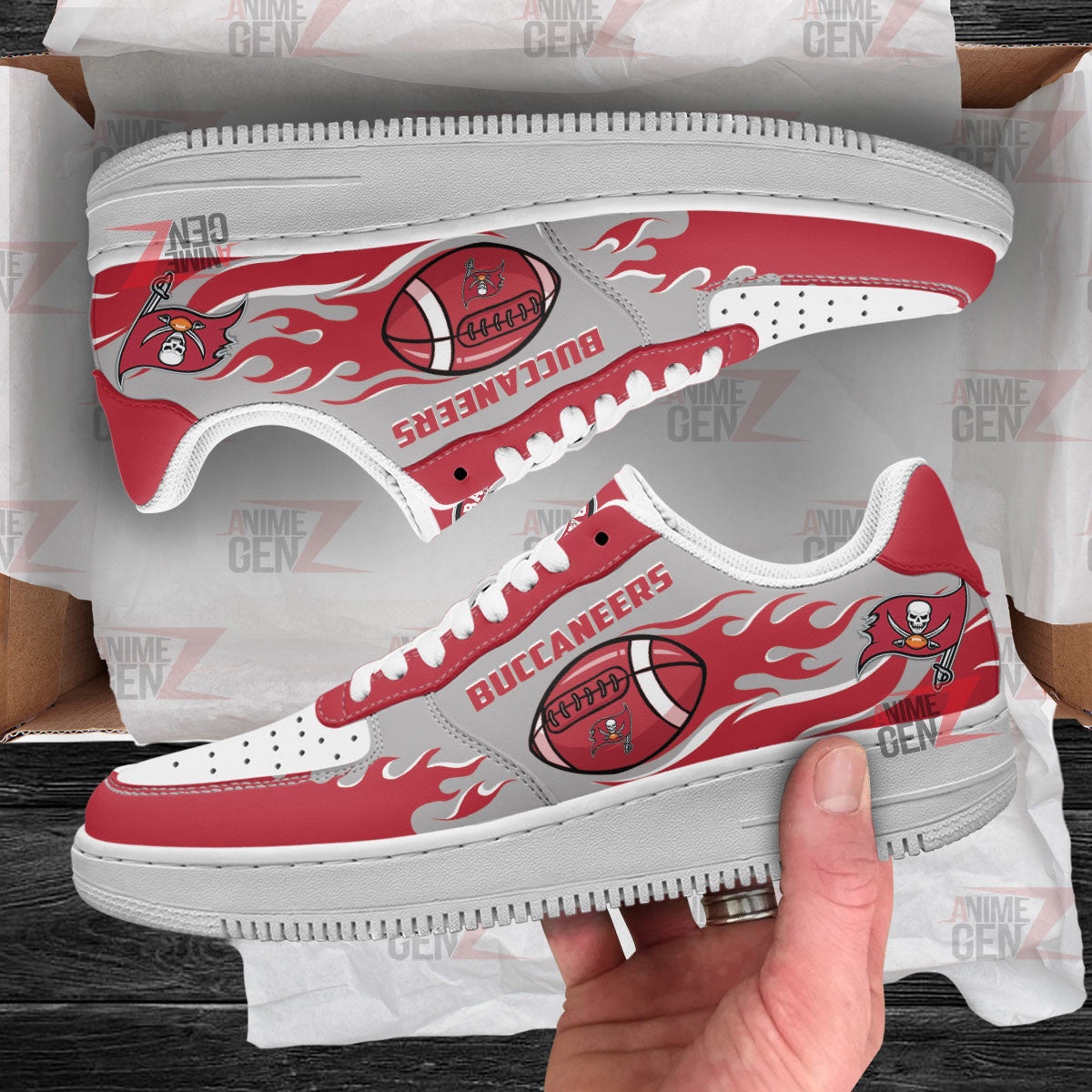 Tampa Bay Buccaneers Air Sneakers NFL Custom Sports Shoes